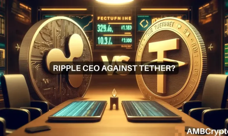 Ripple CEO against Tether 1000x600