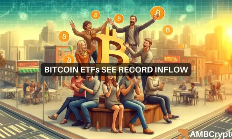 Bitcoin ETFs see record inflow 1000x600