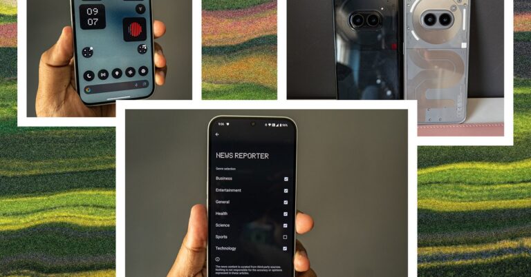 Nothing Phone 2a AI Widget Reviewer Collage 072024 SOURCE Julian Chokkattu