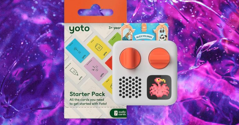 Yoto Mini Starter Pack Bundle Abstract Background SOURCE Amazon