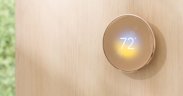 Gold Nest Learning Thermostat 4th gen SOURCE Google cropped