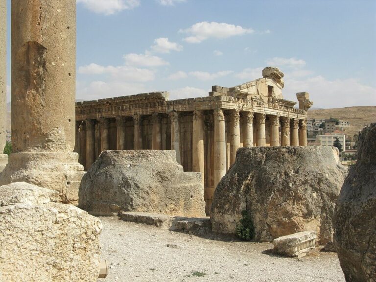 Lebanon Baalbek Temple of Bacchus