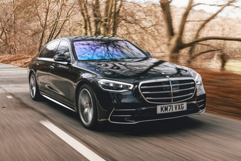 mercedes s class front quarter tracking