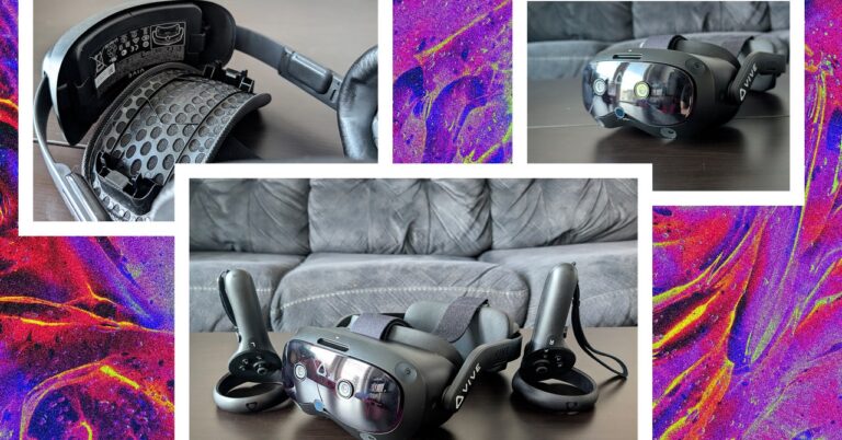 HTC Vive Focus Vision Reviewer Collage 112024 SOURCE Eric Ravenscraft