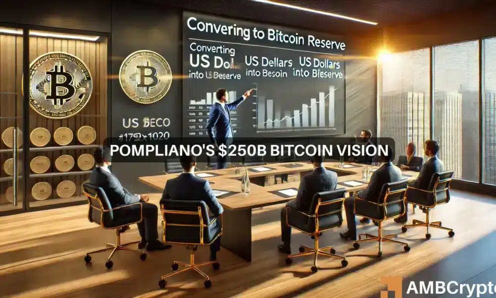 Pomplianos 250B Bitcoin vision