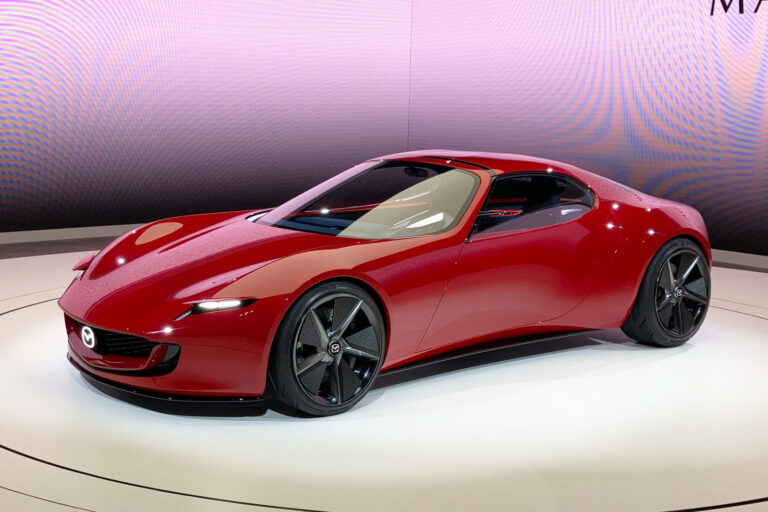 mazda sports ev concept side doors closed