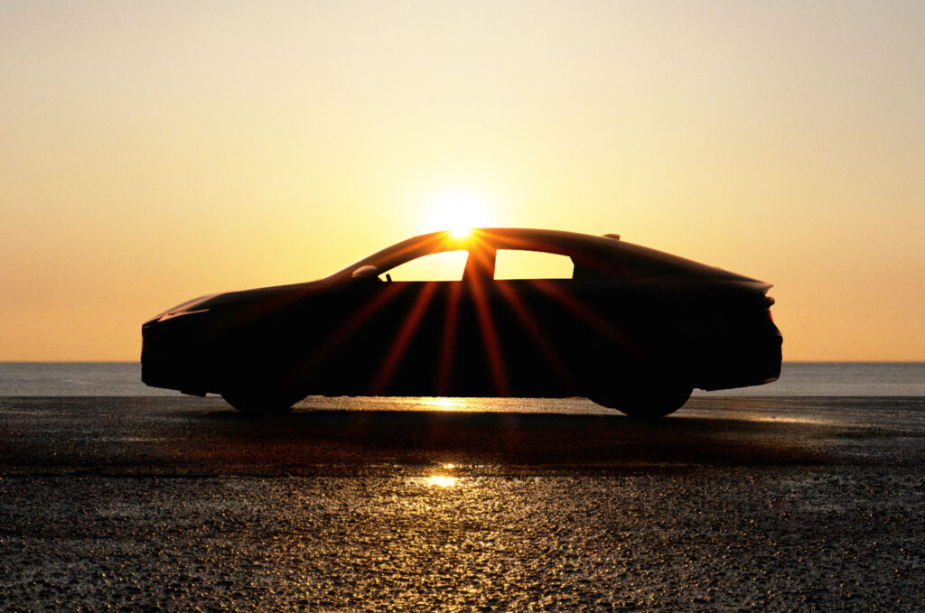 2025 lexus es saloon preview image silhouette