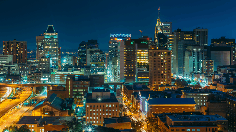 Baltimore Maryland skyline