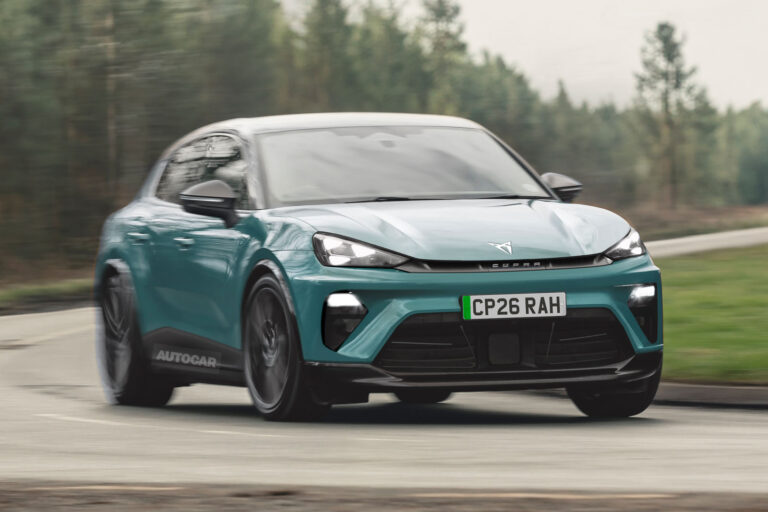 cupra terramar ev autocar render front quarter tracking