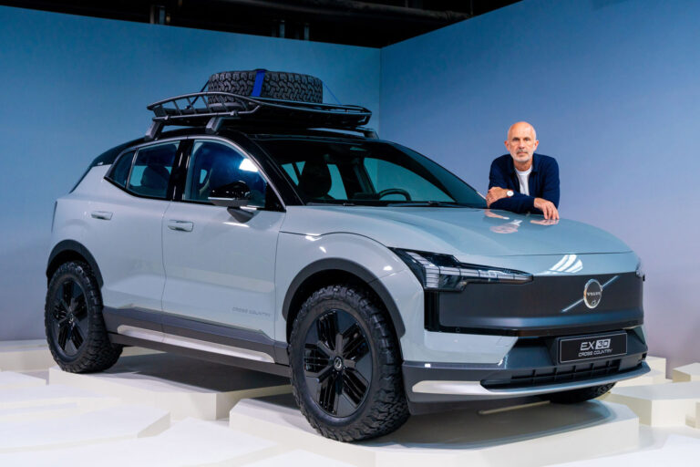 jim rowan with volvo ex30 cross country