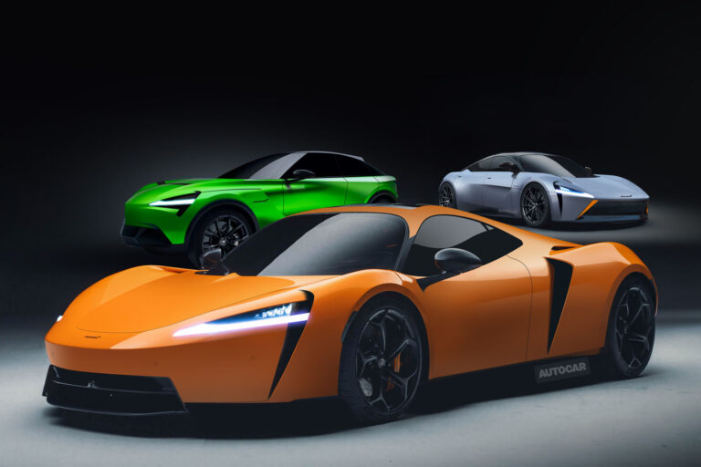 mclaren forseven line up renders autocar