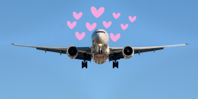 plane hearts