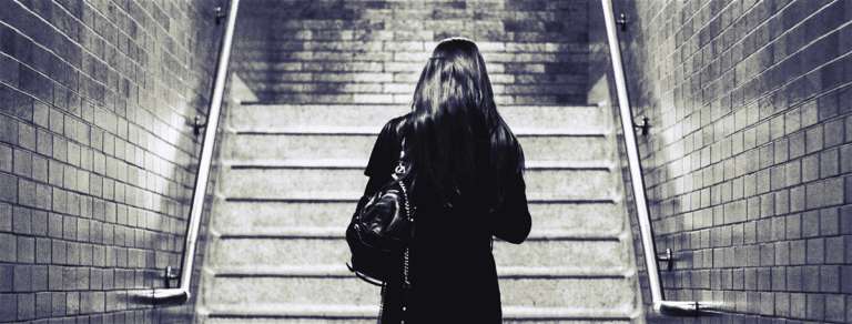 woman alone